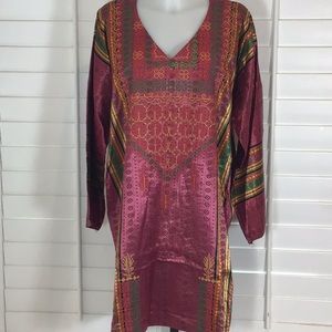 Vintage tunic length caftan